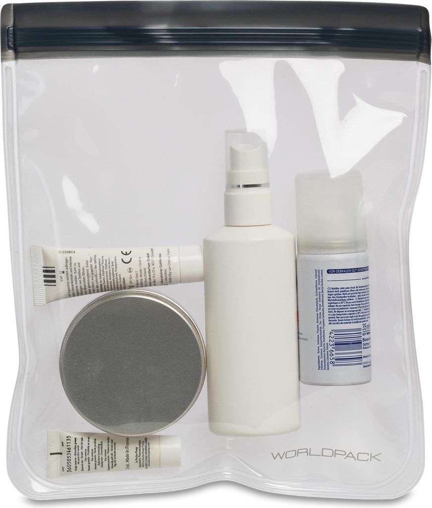 WORLDPACK Flüssigkeitenbeutel *hellgrau Produktbild 
