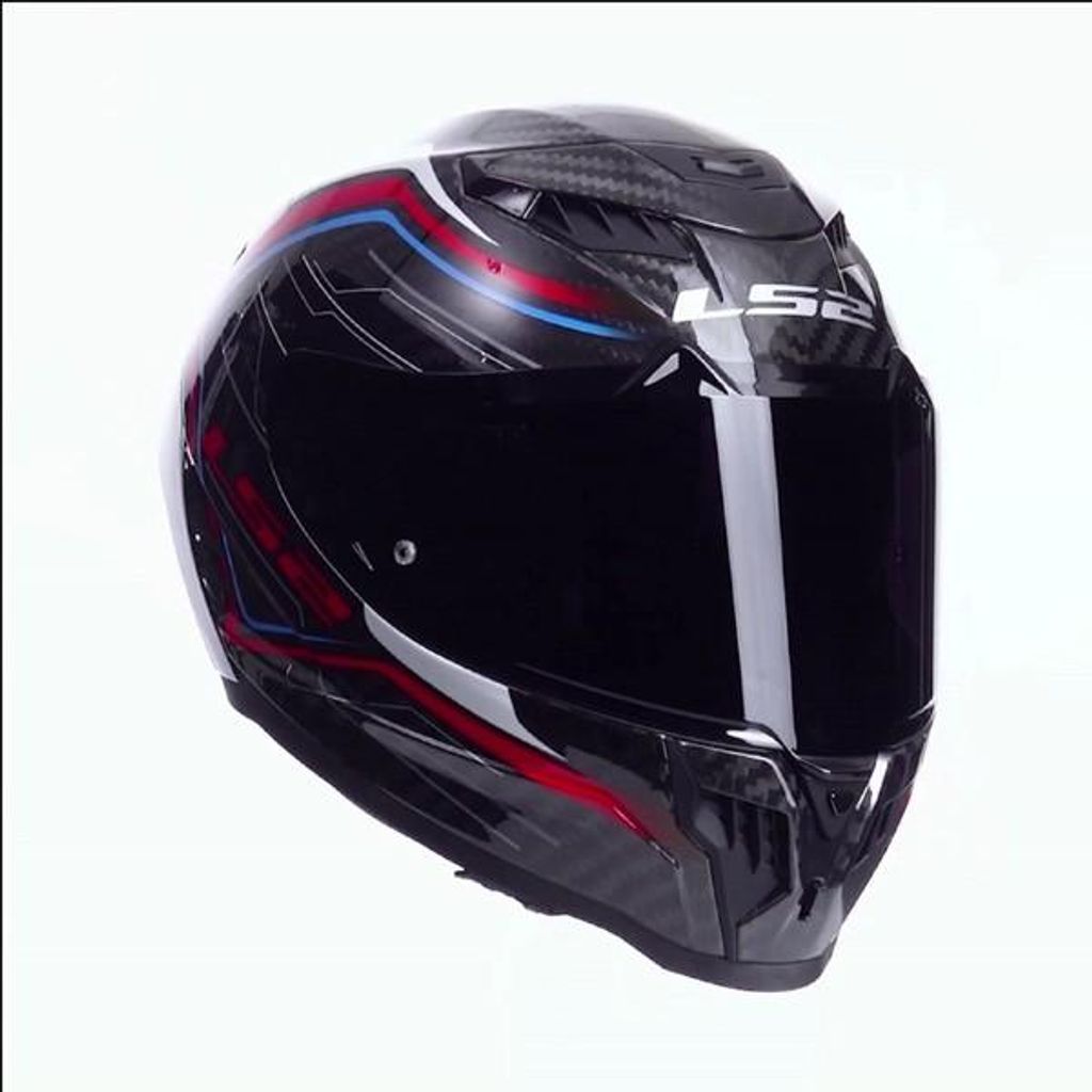 LS2 FF807 DRAGON SUBIC Integralhelm weiss-blau-rot XL XL in blau/rot/weiß