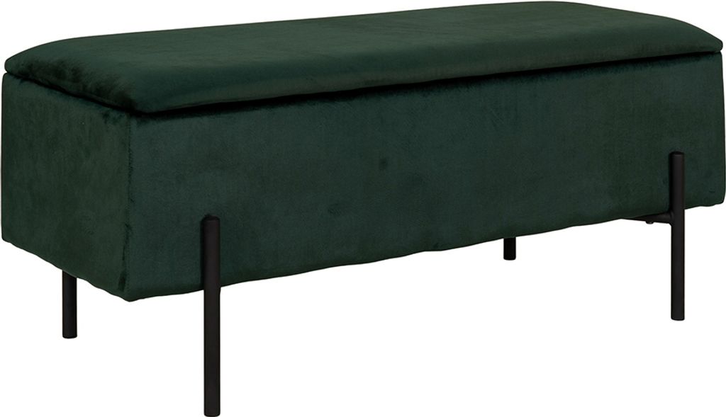 House Collection Samt Hocker Ylwa Grün