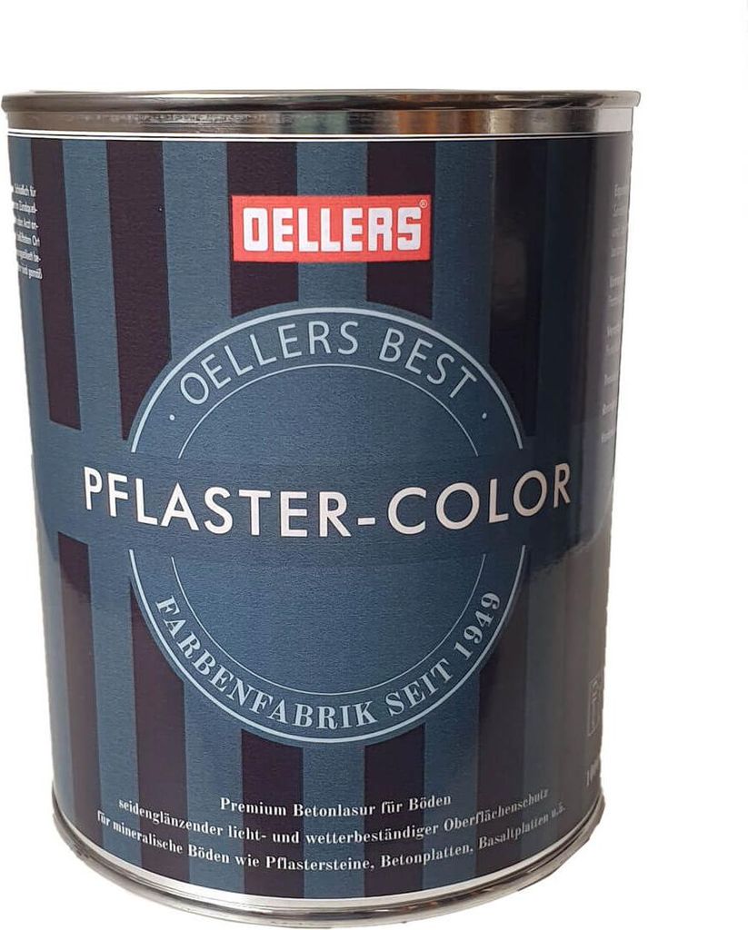 OELLERS Pflaster-Color RAL 7035 Lichtgrau – 1L wetterfeste Versiegelung für Pflastersteine, Beton- & Basaltplatten