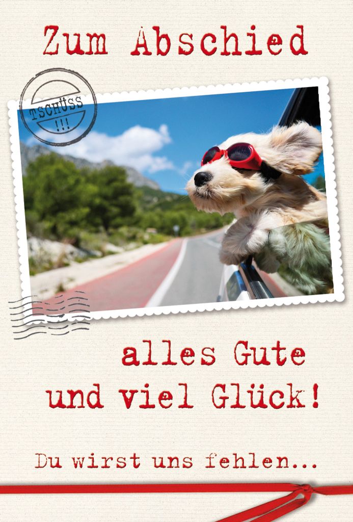 Abschied - Unverpackt – plastikfreie Verpackung - Glückwunschkarte