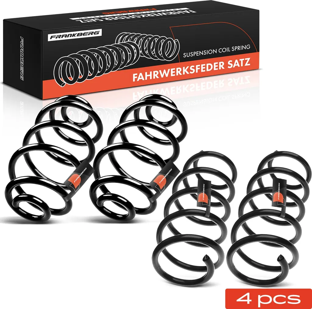 Jeu de 4 Ressorts de Suspension Hélicoïdaux Avant Arrière Opel Meriva