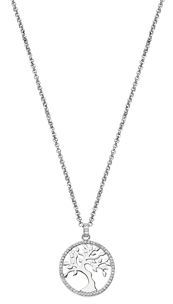 Collier Lotus Silver LP1778-1/1 pendentif Arbre de Vie Argent 925 Femme