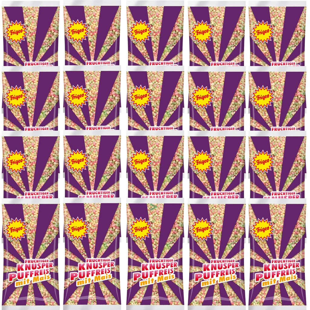 20X Frigeo Knusper Puffreis, 80G Beutel #1