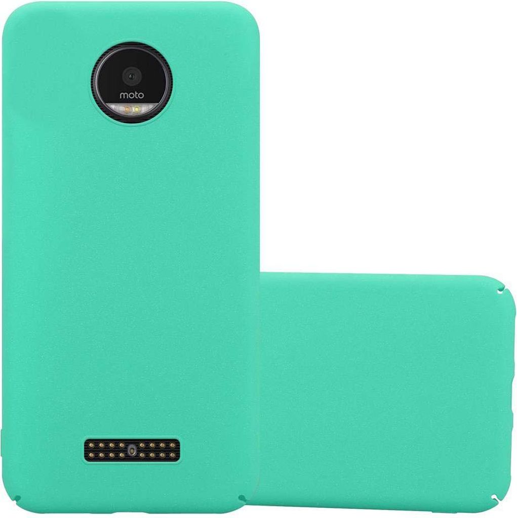 Cadorabo Schutzhülle für Motorola MOTO Z Hülle in Grün Etui Hard Case Handyhülle Cover
