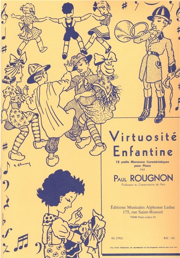 Rougnon Virtuosite Enfant Recueil/Piano