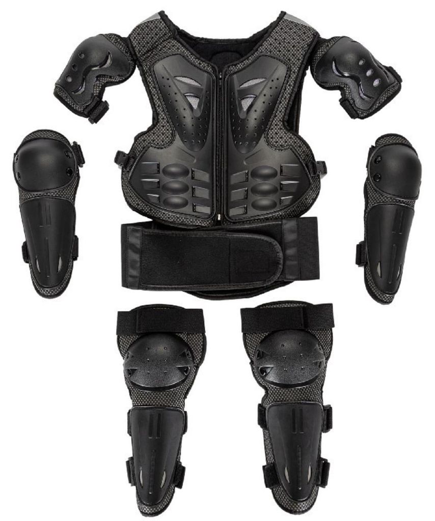 Kinder Protektoren-Set 5-teilig für Motorrad, Quad & Bike – Produktbild 