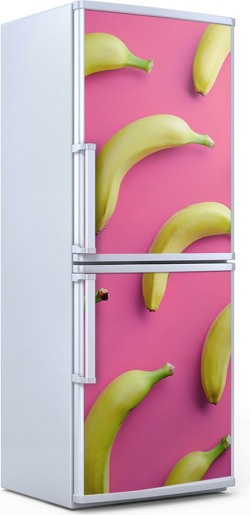 Kühlschrankdekoration 70x180 cm Aufkleber auf dem Kühlschrank - Farbige Früchte