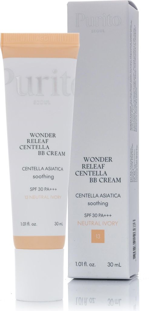 PURITO SEOUL - Wonder Releaf Centella BB #13 Neutral Ivory Cream - BB-Creme, 30ml