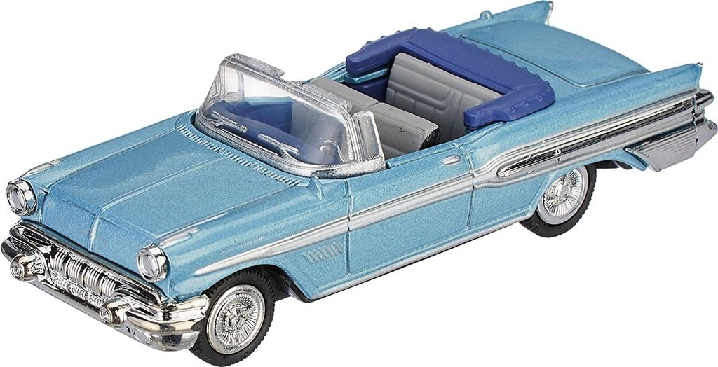 PONTIAC Bonneville Cabrio 1957 blau, NEW48013P, Maßstab1/43, NEWRAY