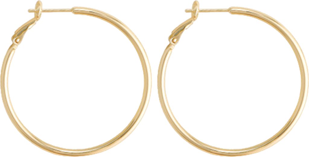 1 Paar Damen Ohrring Verschiedene Größen Kreis Ohrringe Poliert Einfarbig Galvanisiert Ohr Dekoration Schmuck Lady Club Party Hängender Ohrring