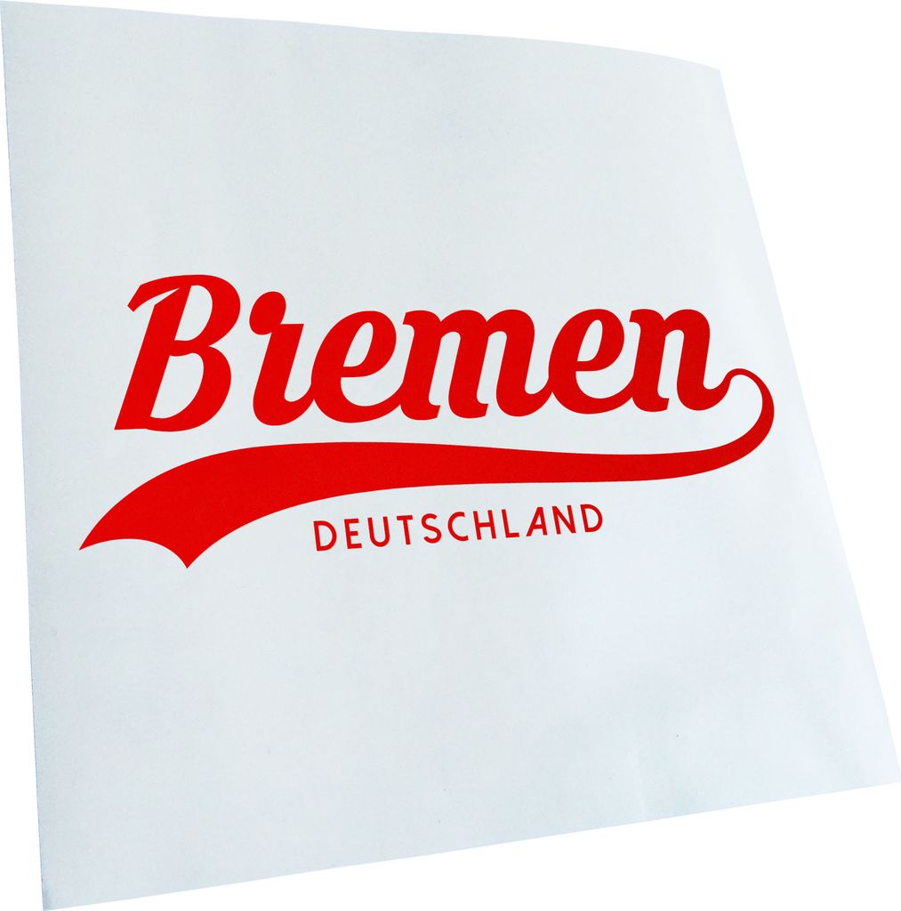 Kiwistar - Autoaufkleber - Bremen Deutschland - Neongelb - 20x8cm - Aufkleber für Auto, Laptop, Fahrrad, LKW, Motorrad mehrfarbig JDM Decal Racing