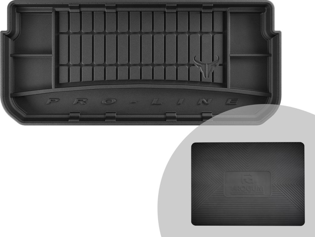 FROGUM ProLine 3D Gummimatte Exklusive Auto Kofferraummatte Kofferraumwanne für Mini Cooper III ab 2014
