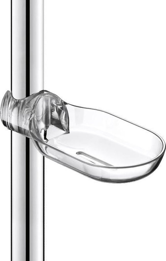 Delabie porte-savon coulissant, amovible, trans. pour Image du produit 