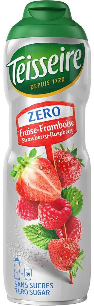 Teisseire Sirop Fraise-Framboise Zéro Sucre 600ml - Image du produit 
