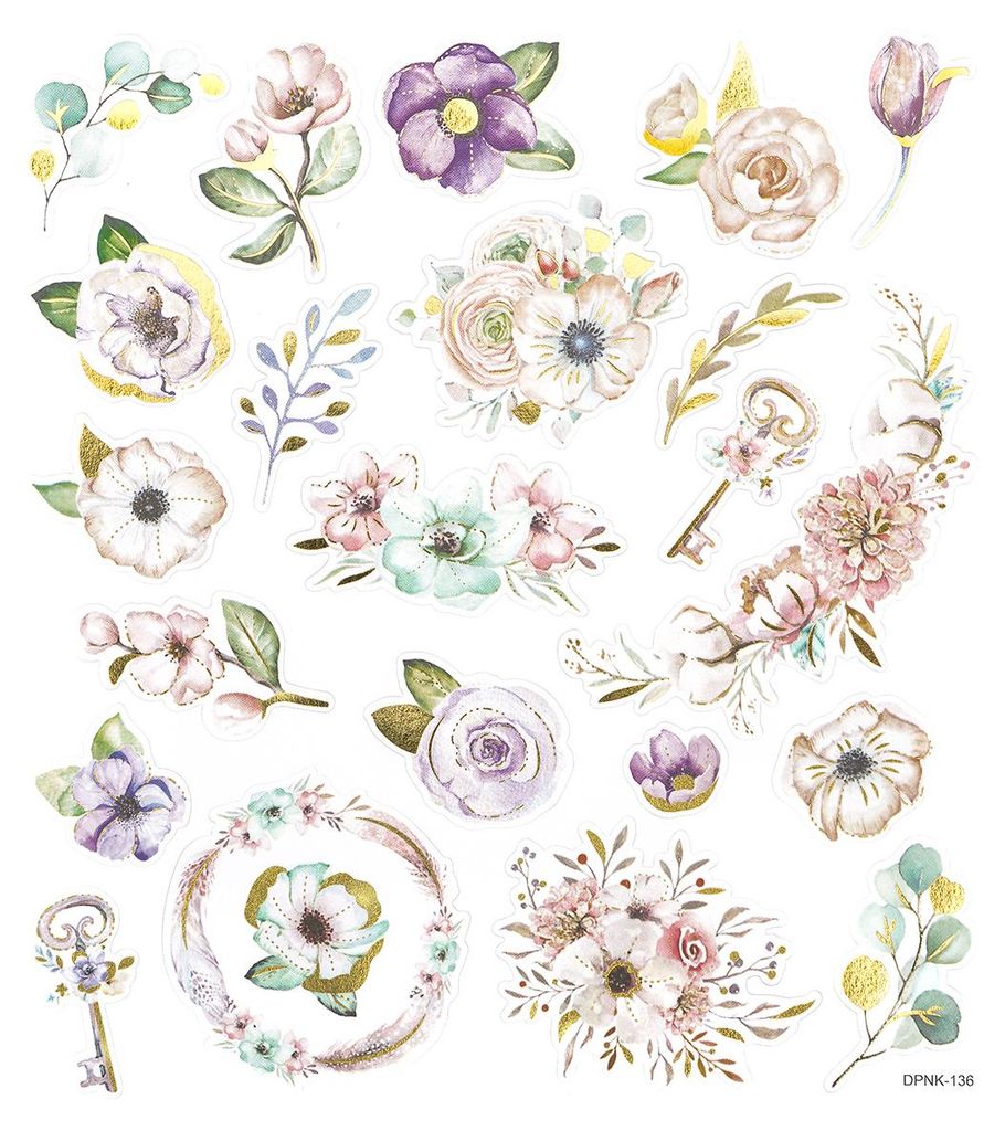 DPCraft AUFKLEBER Dekor Stickers Scrapbooking 22 Stk., Boho Produktbild 