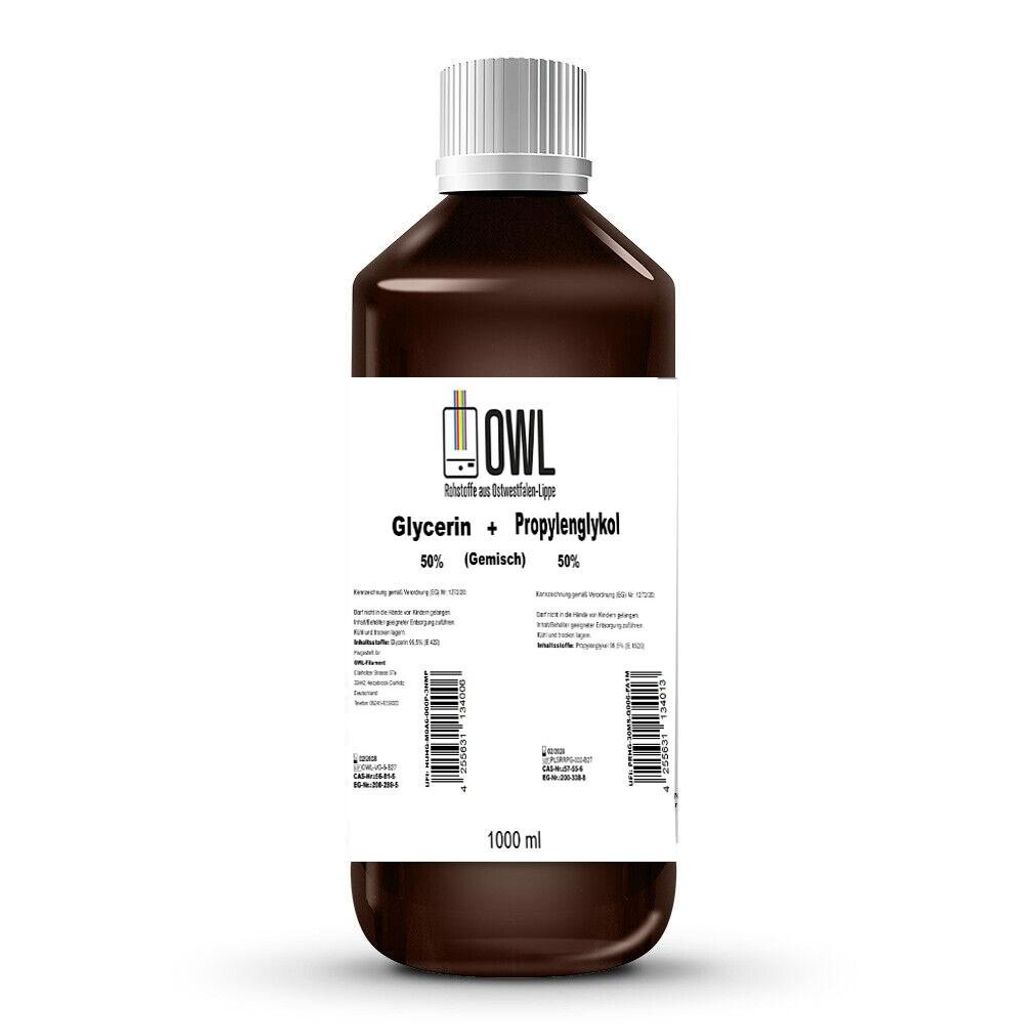 1L Propylenglycol Glycerin 50 / 50 Produktbild 