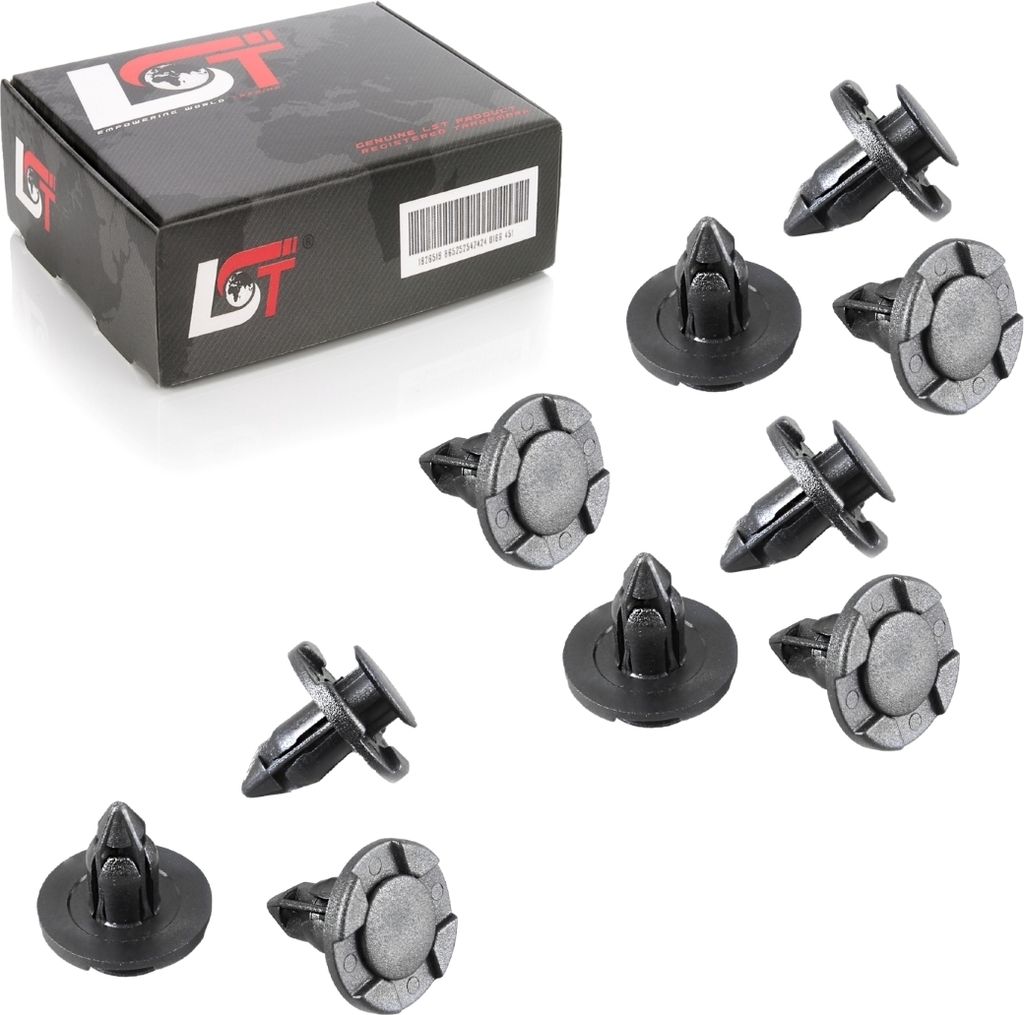 10x Radkasten Abdeckung Spreiznieten Clips für Infiniti Mitsubishi
