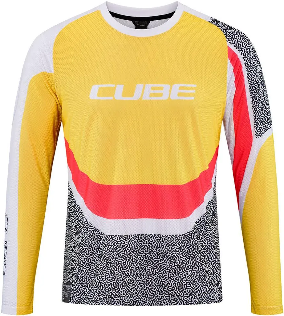 Maillot VTT Manches Longues Cube Vertex - Équipement Cyclisme Respirant