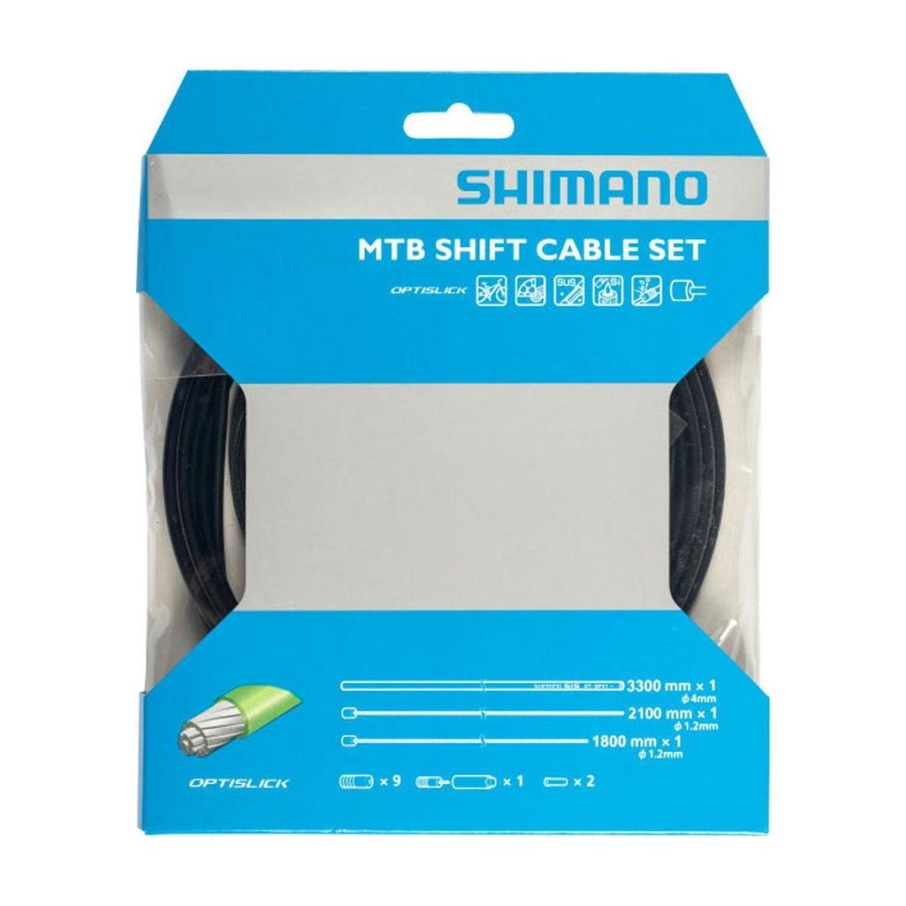 Shimano Optislick MTB -vaihdevaijerisetti, musta Immagine del prodotto 