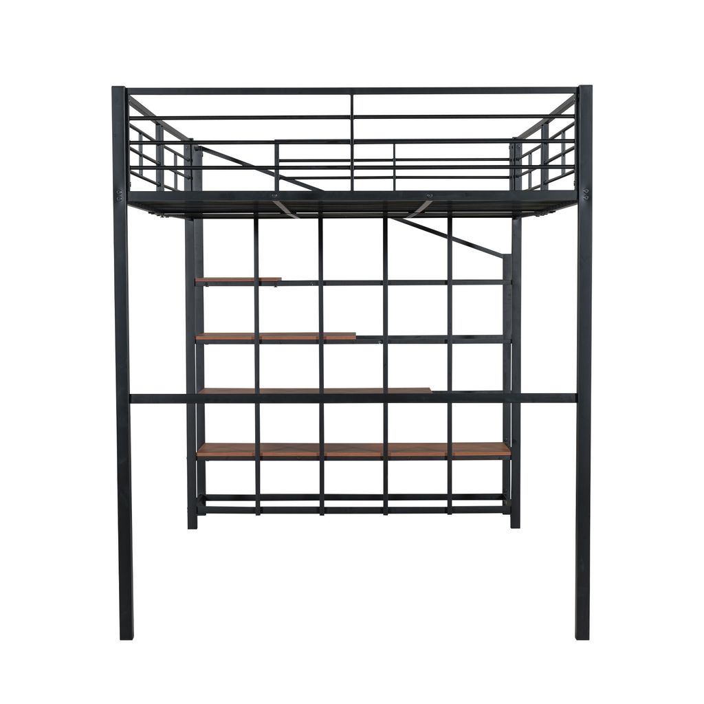 Łóżko na poddaszu Flieks 140x200cm ze schodami, łóżko Zdjęcie produktu 9