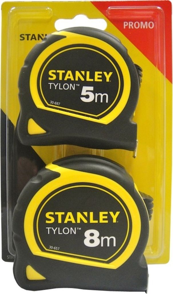 Stanley Bandmaß Tylon beschichtet im Set 5 m + 8 m - Produktbild 