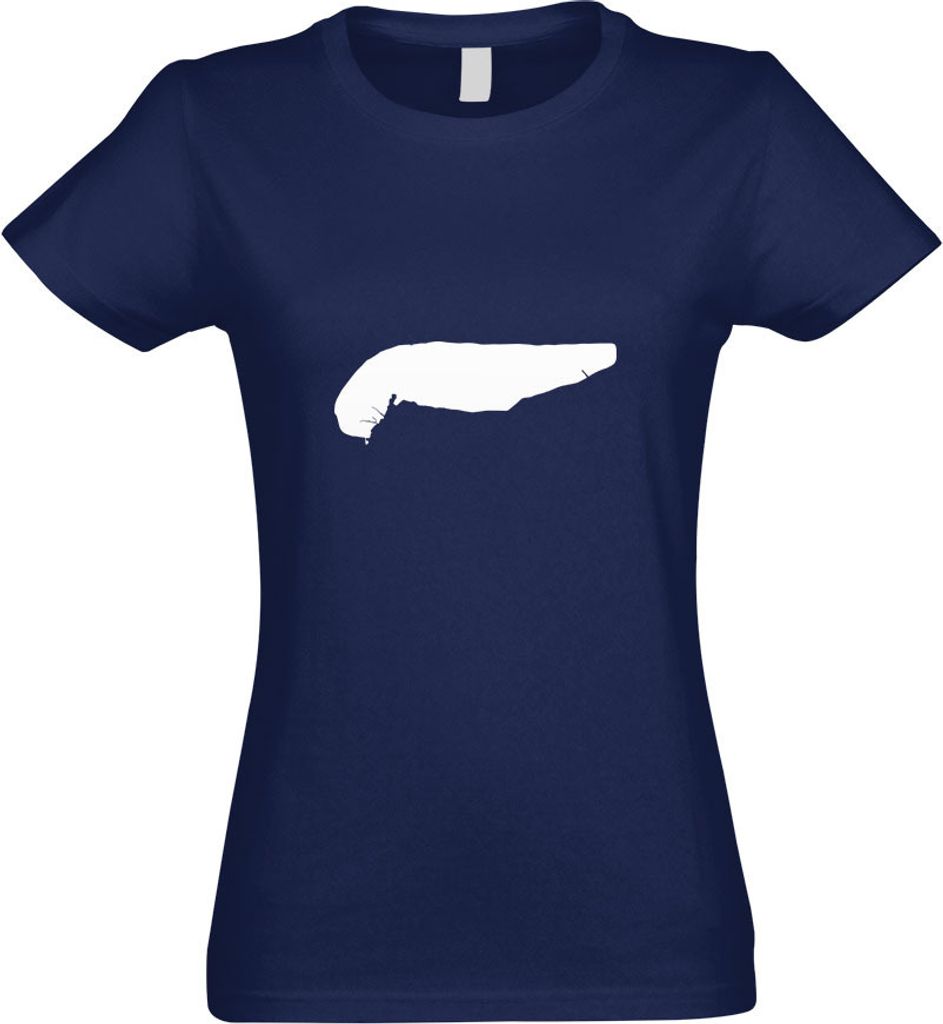 Kiwistar - T-Shirt tailliert - Damen - Navy - Spiekeroog - Deutschland - Insel - mit Motiv Bedruckt - Funshirt Design - Sport - Freizeit - Damen - XL
