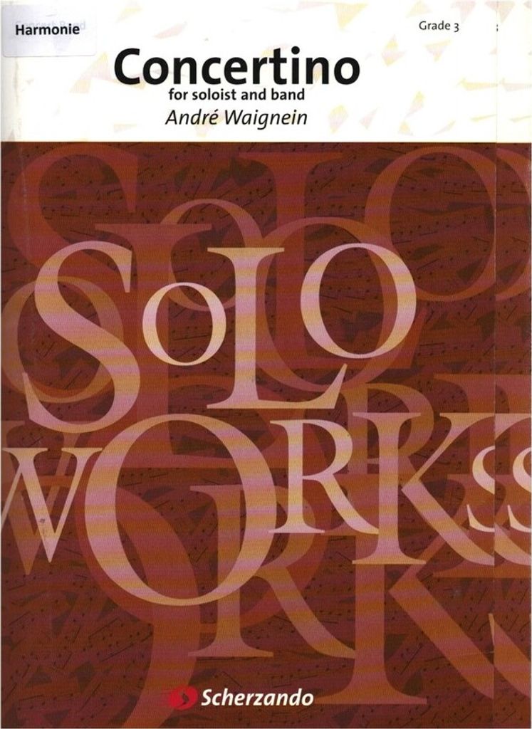 Concertino for soloist and band score and parts