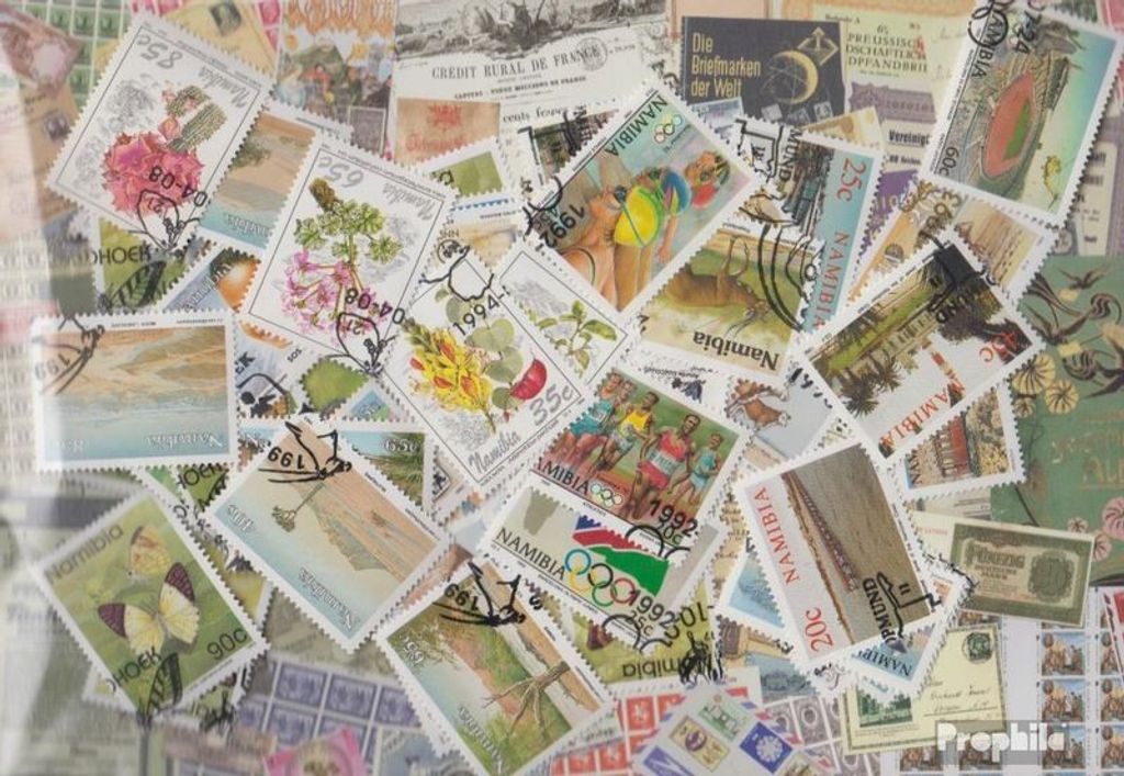 Briefmarken Namibia - Südwestafrika 50 verschiedene Marken