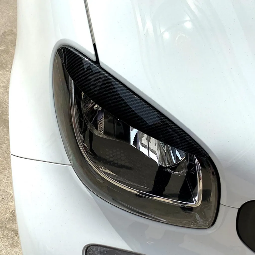 Upgrade Estetico Smart 453 - Sopracciglia Fari Carbon Look 2015-2020 - 5