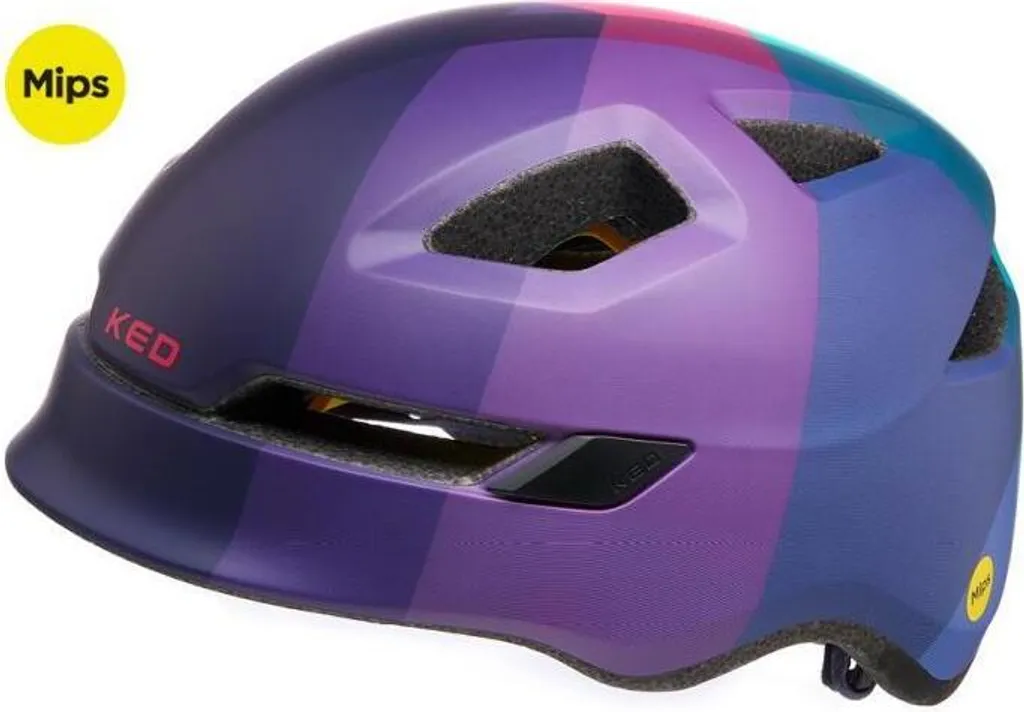 Casque KED POP 2.0 LITE Violet Enfant - Système de Réglage Précis K-FIT