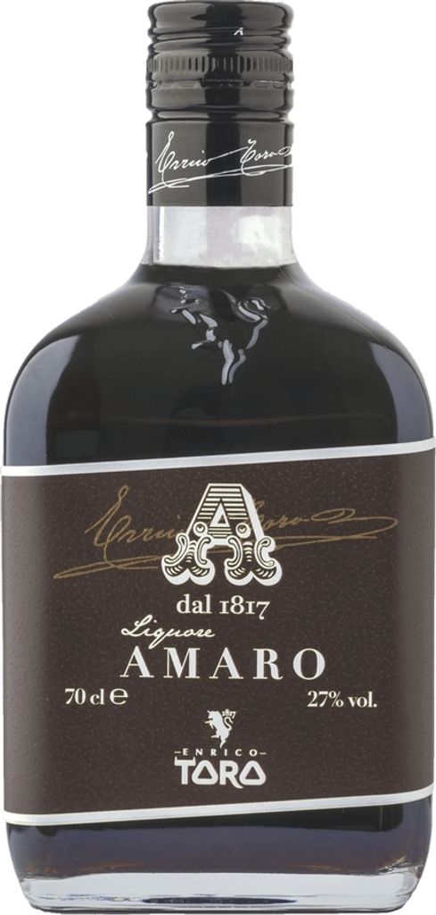 Enrico Toro - Amaro - Likör aus Rhabarber, Enzian und Kräutern - 70 cl