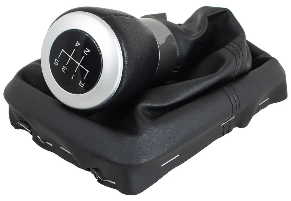 Pommeau de levier de vitesse Seat Alhambra avec soufflet noir 5 rapports