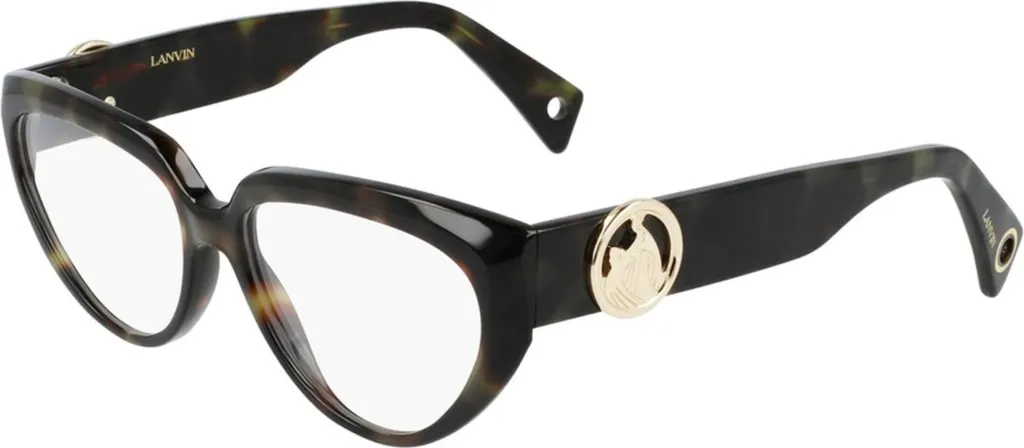 Lunettes de soleil de luxe Lanvin LNV2600317 monture carrée noire