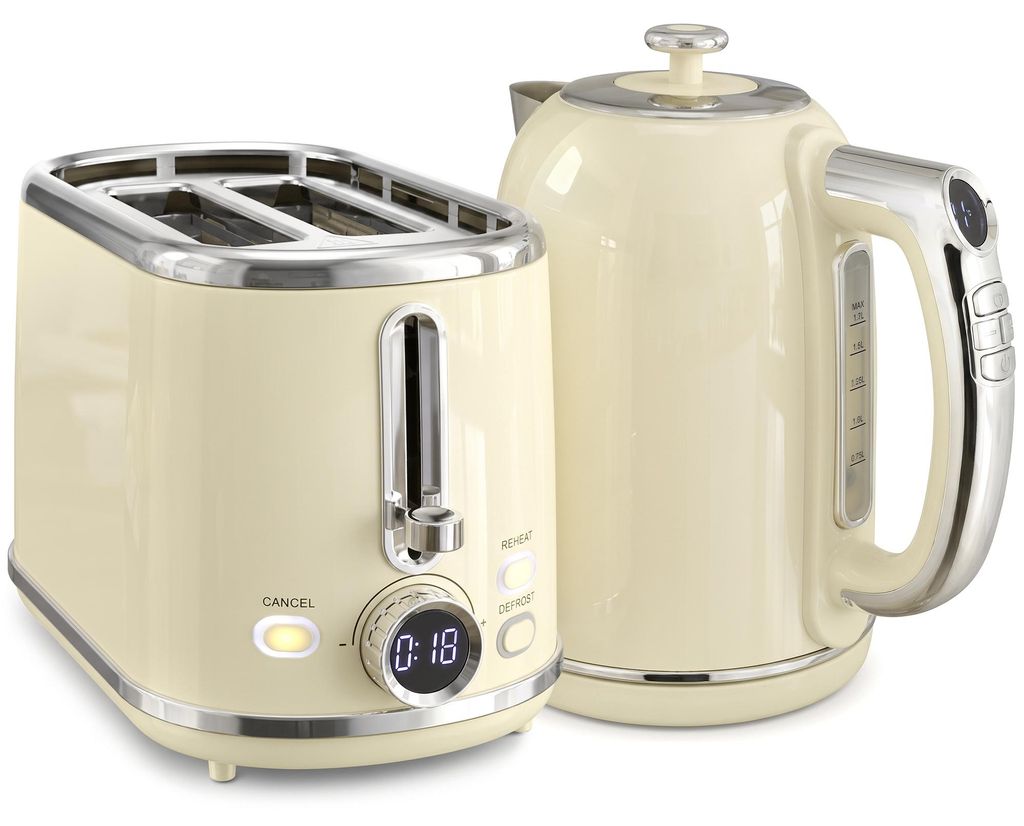 Wasserkocher- und Toaster-Set mit LED-Display, Produktbild 