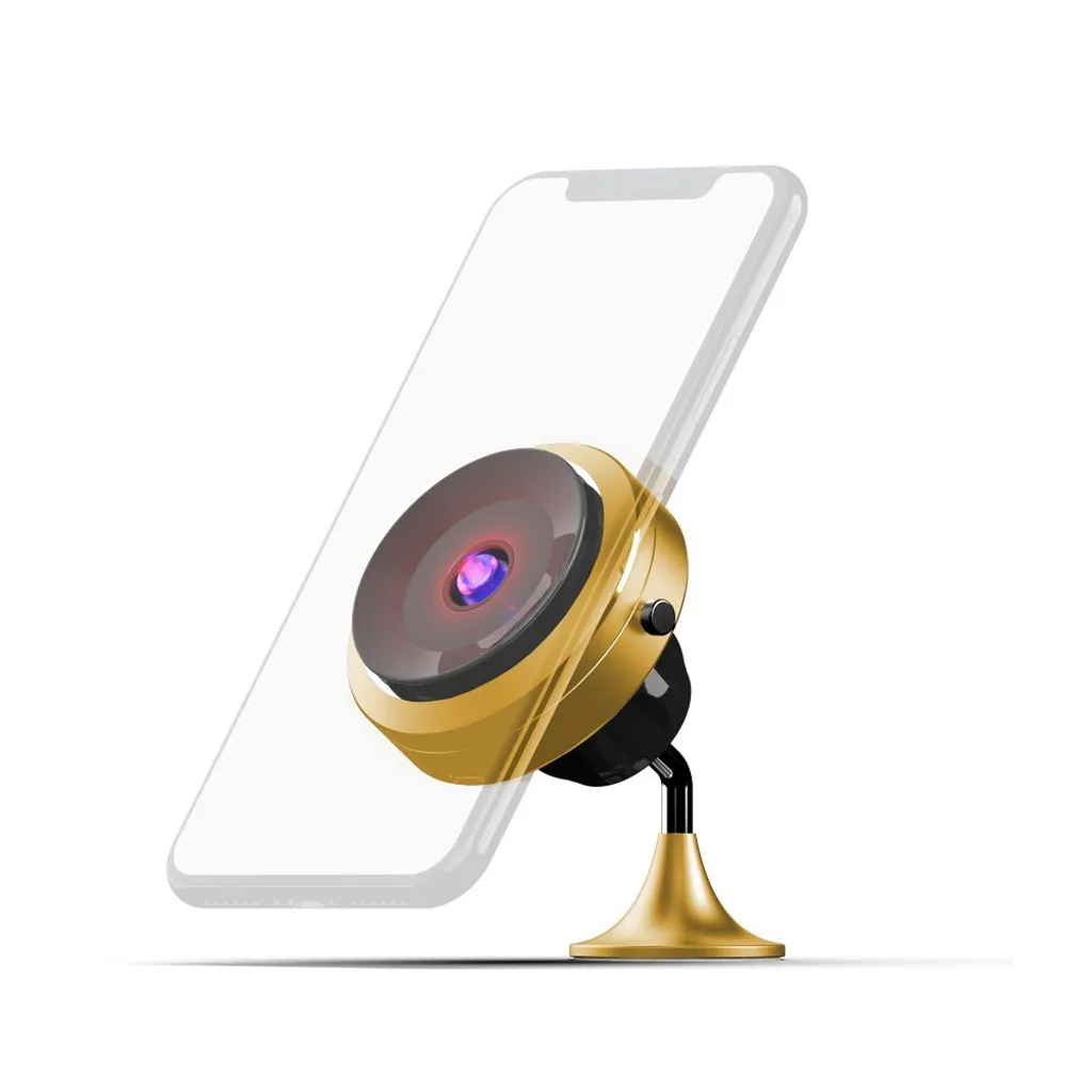 MISURA MA05- Supporto per cellulare con ventosa e ricarica wireless QC3.0 - GOLD