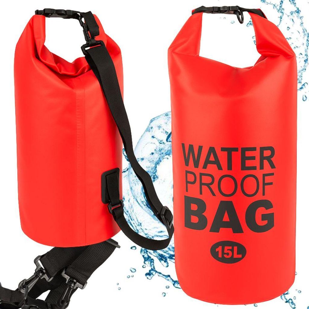 Wasserdichte Tasche 15l wasserdichte Kajaktasche Wanderrucksack