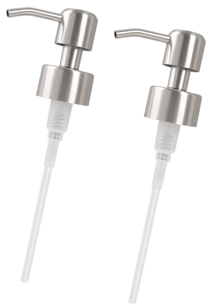 Embout de pompe en acier inoxydable pour bouteille à vis 28 mm