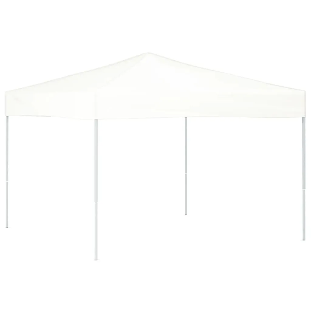 vidaXL Tente de réception pliante blanche 3x3 m pour jardin et fête