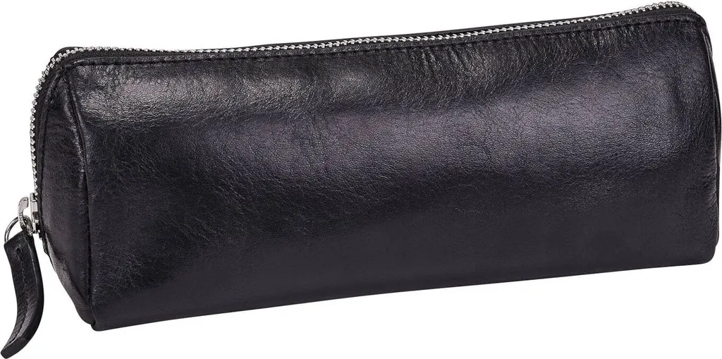 Rangement Stylos Luxe en Cuir Noir Cambridge pour Cadre et Étudiant