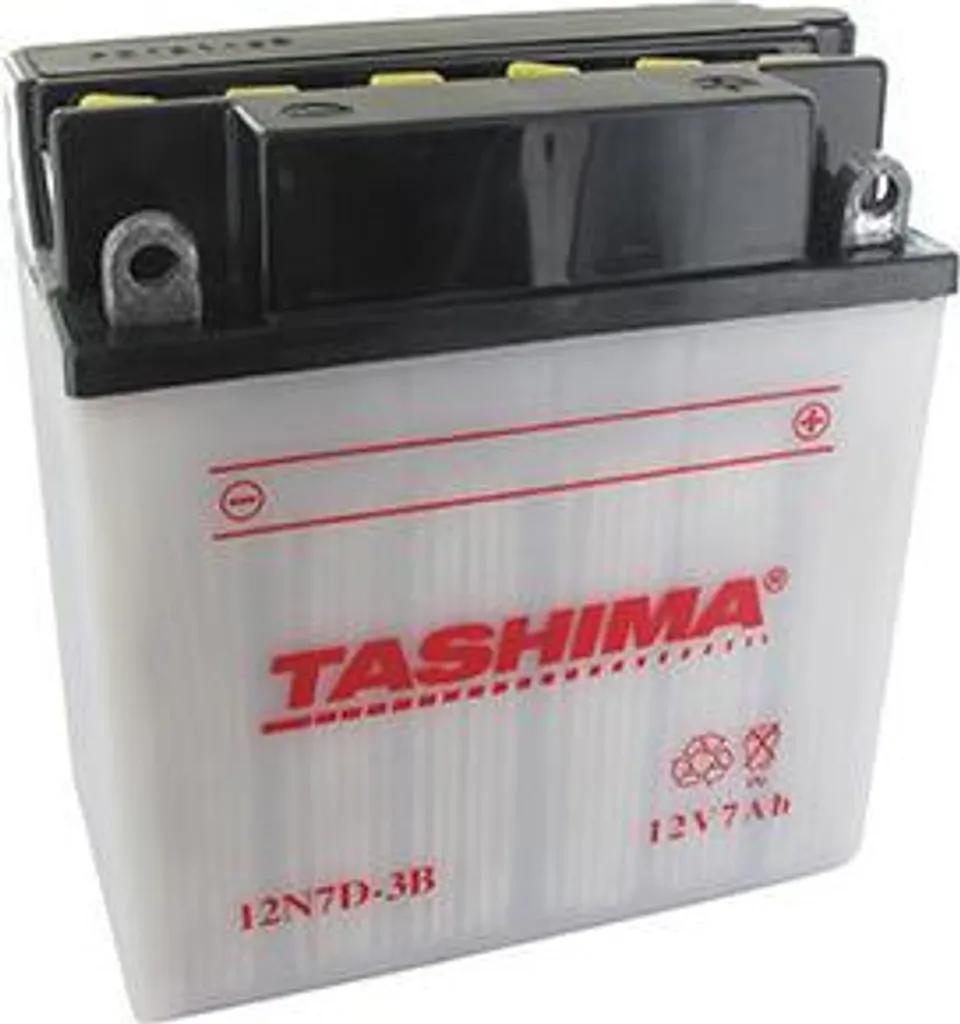 Batterie Plomb Tashima 12V 7Ah - 135x75x150mm Borne + à Droite pour Quad
