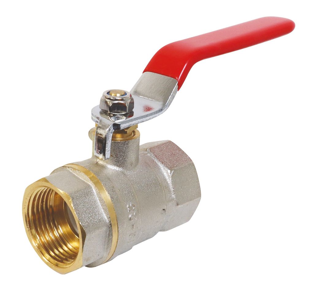 SOMATHERM FOR YOU – Kugelhahn – doppelter Innengewindeanschluss 50/60 – Umkehrbarer Flachgriff – Optimaler Wasserdurchfluss durch volle Dur...