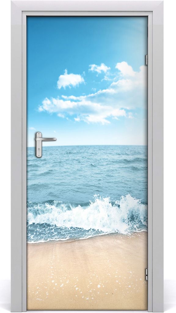 Tulup Türaufkleber 85x205 cm Dekorative Aufkleber Selbstklebend Wasserdichte Tapete Abnehmbar Schlafzimmer Wohnzimmer Wohnkultur - Der Strand und ...