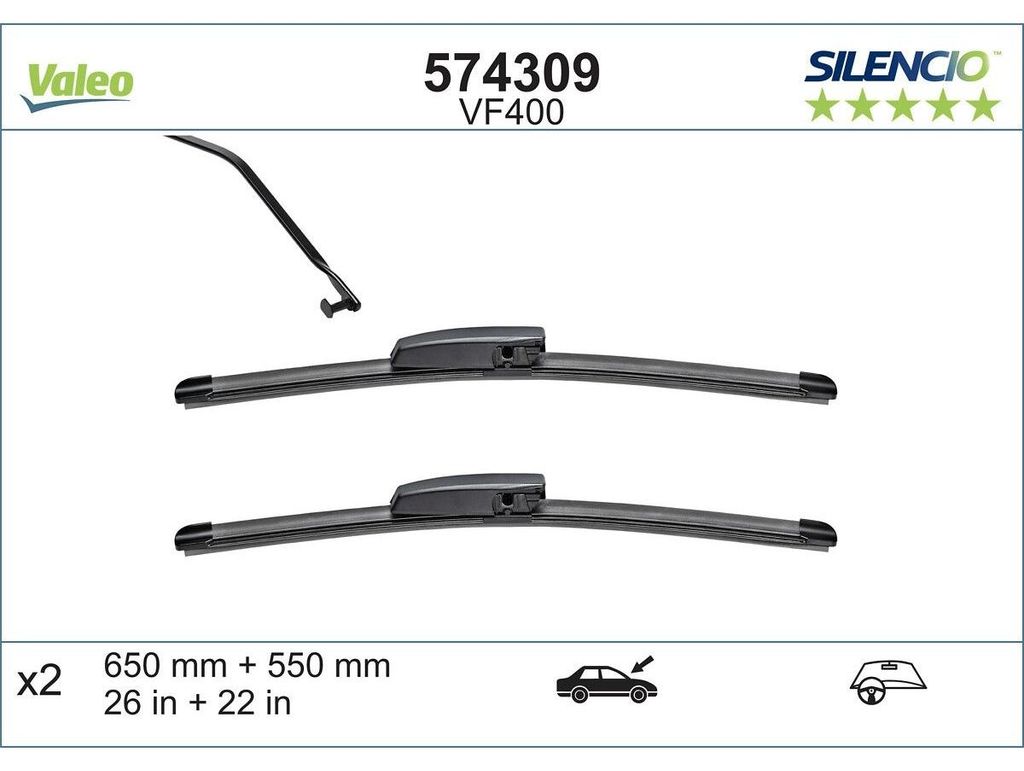 Valeo Scheibenwischer für Renault Grand Scénic Produktbild 