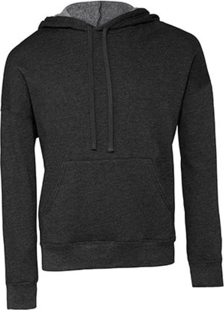 Canvas 3729 | Uni Sponge Fleece Pullover DTM Hoodie XS bis 2XL - Farbe: Dark Grey Heather - Größe: XS
