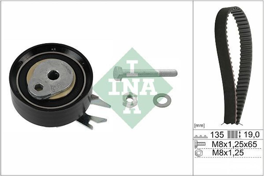 INA Zahnriemensatz für Seat VW 1,0 1,4