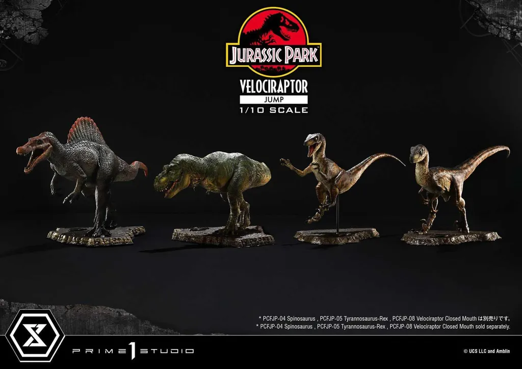 Statue Velociraptor deco geek pour vitrine Jurassic Park 1/10 21cm - 15