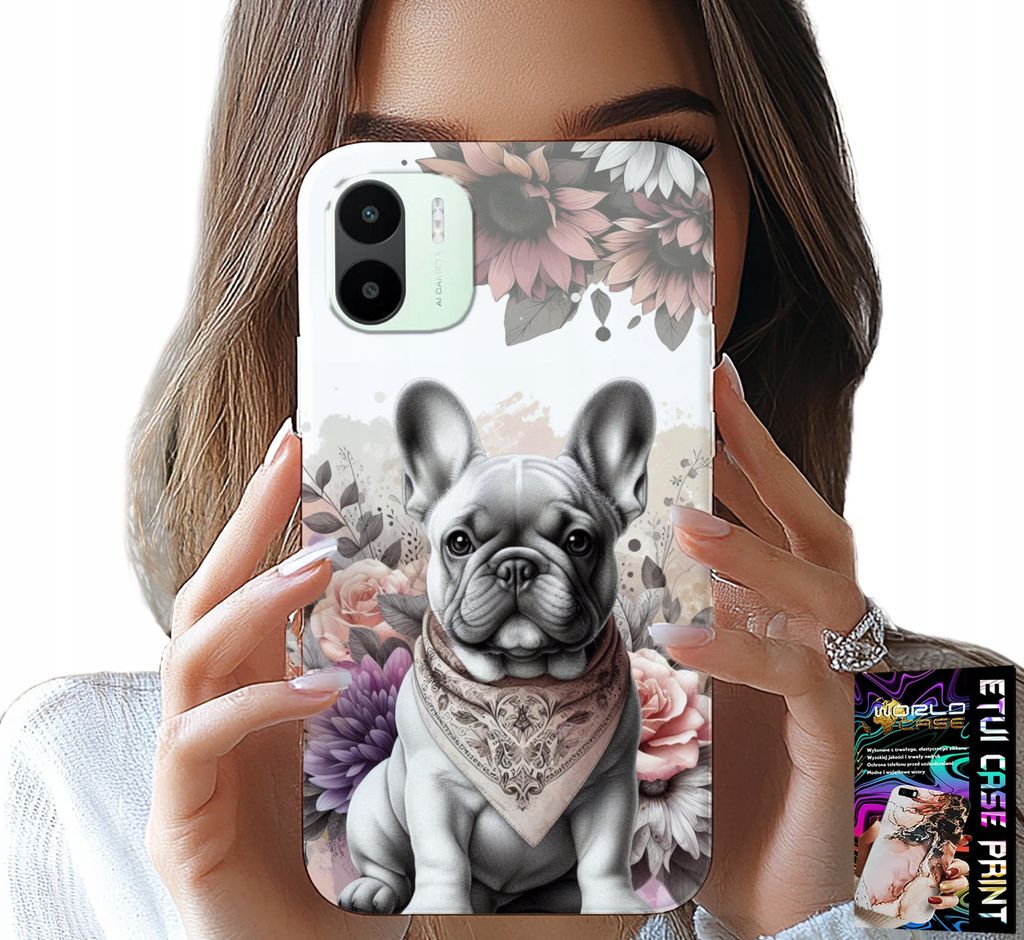 Hülle Für Xiaomi Redmi A1 - Bulldogge Bulldoggen Hunderassen Hunderücken