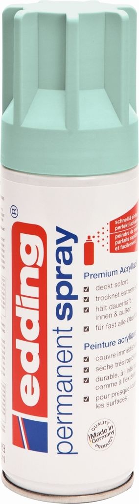 Acryl-Farblack Permanentspray mellow mint Packung mit 6 Stück