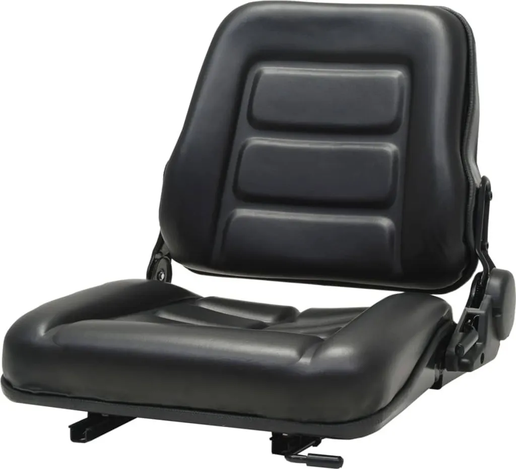Siège de tracteur ergonomique avec dossier inclinable pour cabine